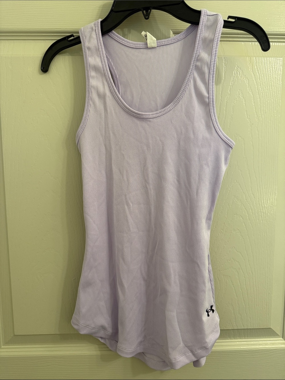Under Armour Lilac Ribbed Athletic Tank Top